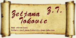 Željana Toković vizit kartica